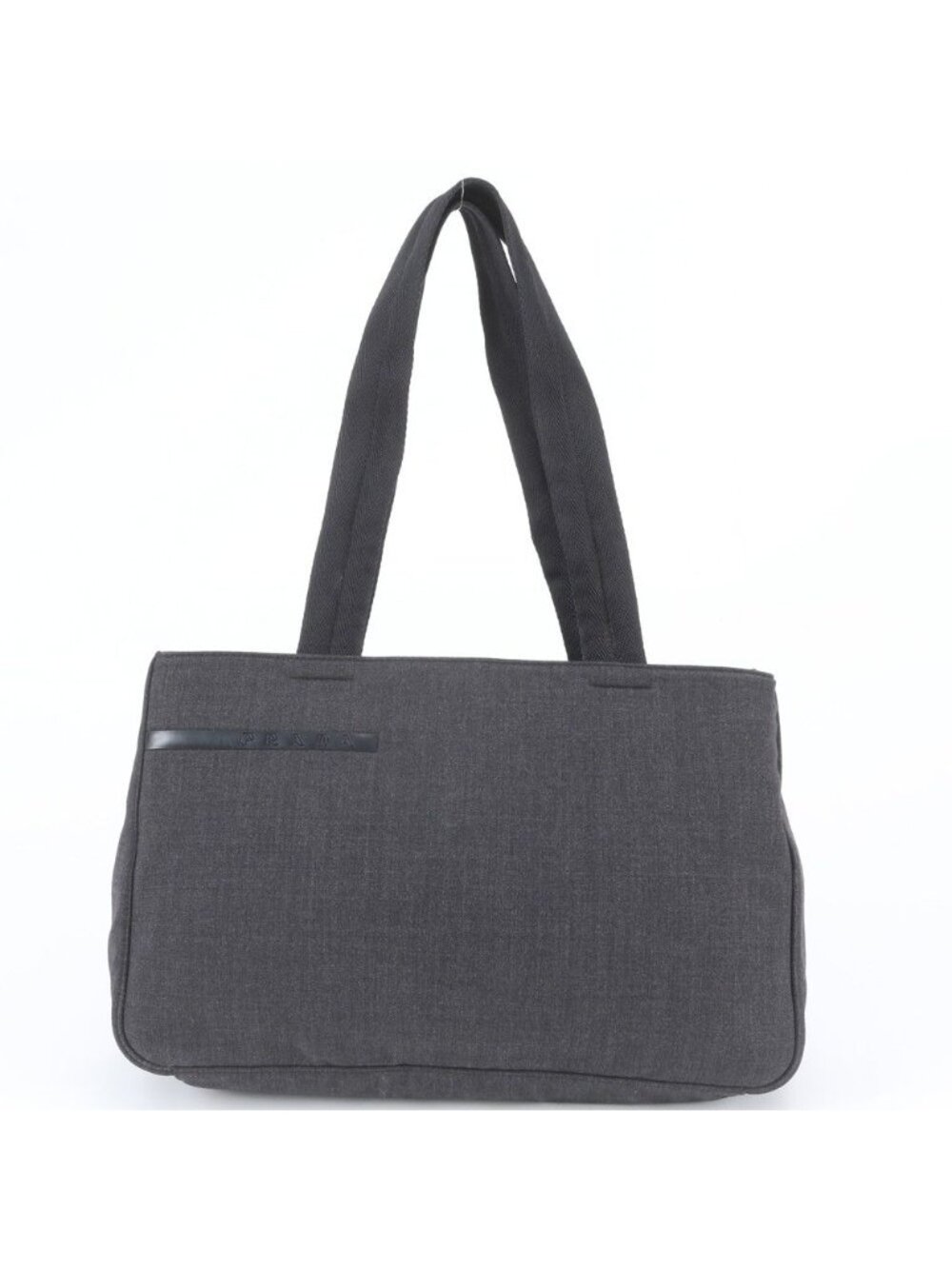 Prada Sports White Tag Tote Bag Shoulder Hand Black
